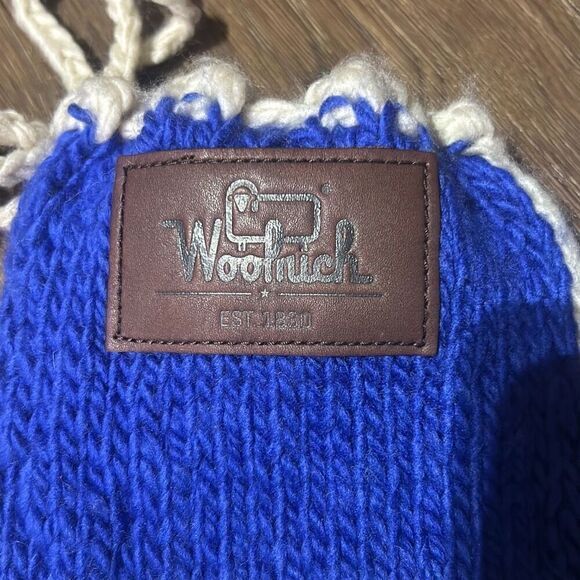 NWOT Woolrich Womens Blue Snowflake Knit Chalet Sock Slippers Size 5-6 - Picture 2 of 6
